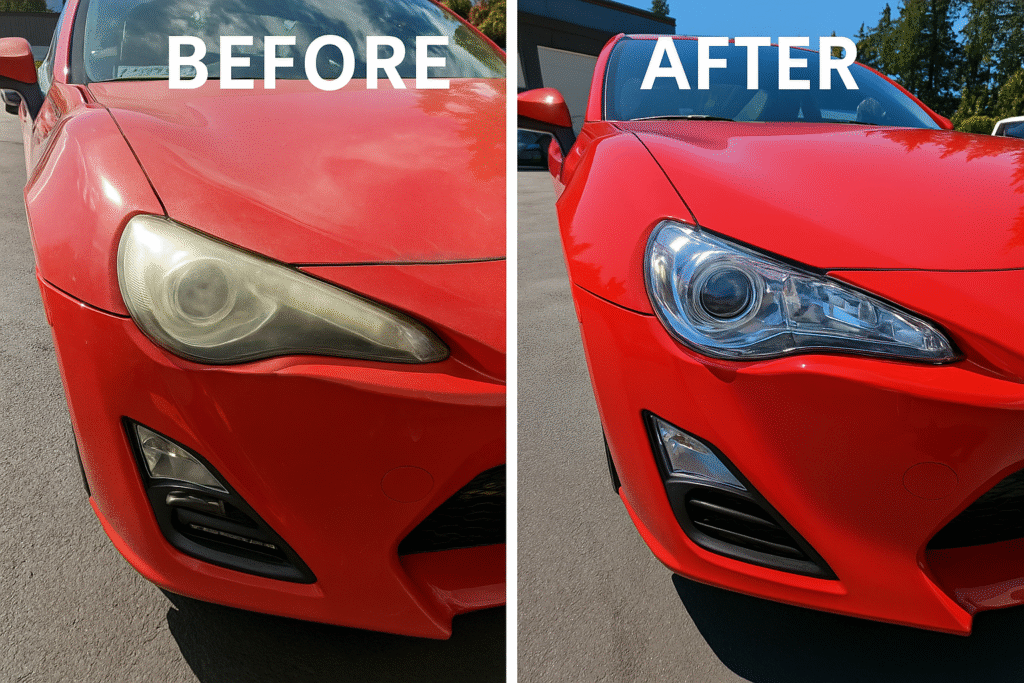 Exterior Car Detailing in Olympia WA | Before & After | PNW Auto Salon